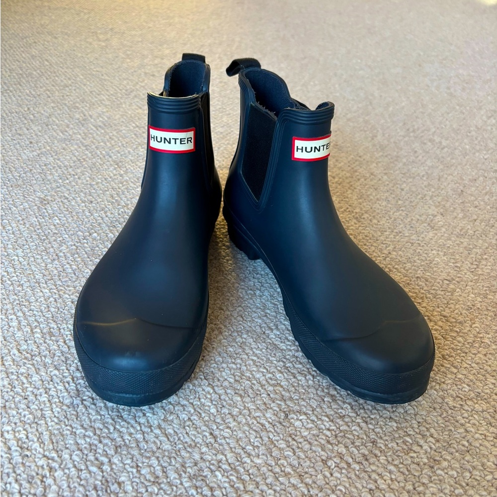 Hunter Original Chelsea Boots Navy